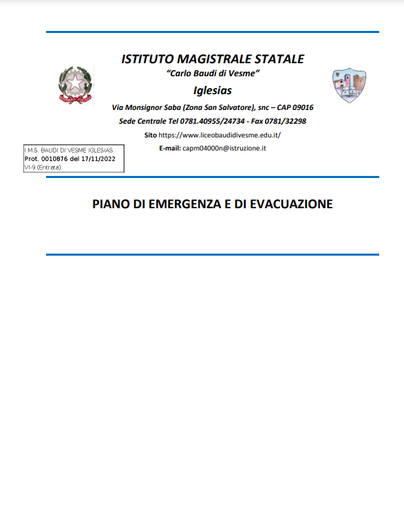 Copertina Piano emergenza data less